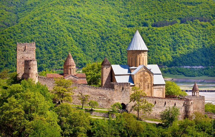 The secrets of Ananuri Castle, georgia