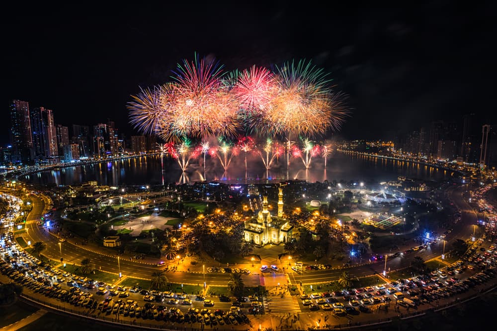 New Year’s Eve Fireworks in Ajman and Sharjah