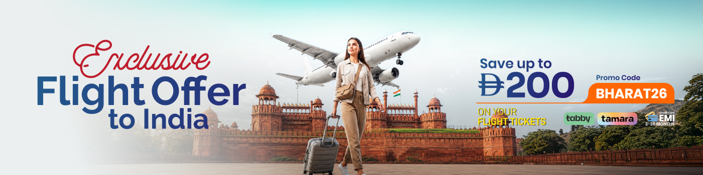 India Flight Offers – Save Up to AED 200