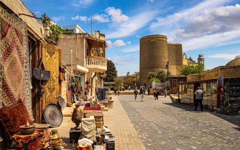 The historical Old City (Icherisheher) of Azerbaijan