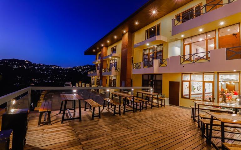 Front View of Green n Breeze Resorts, Mussoorie