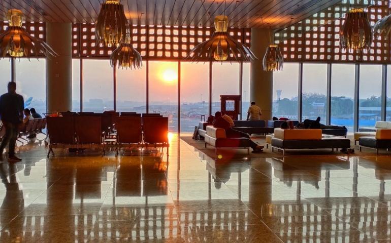 Airport seating space