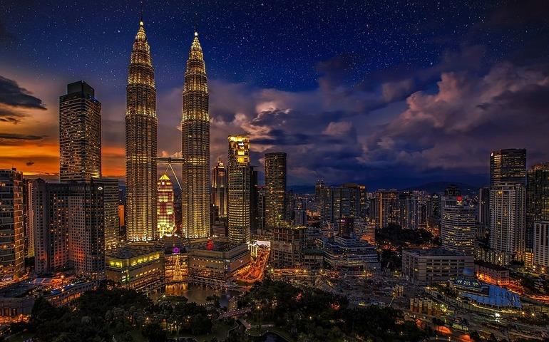 View of the Petronas Towers from Four Seasons Hotel