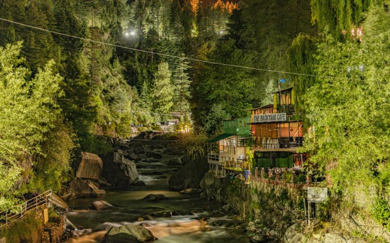 The Backyard Cafe by the riverside