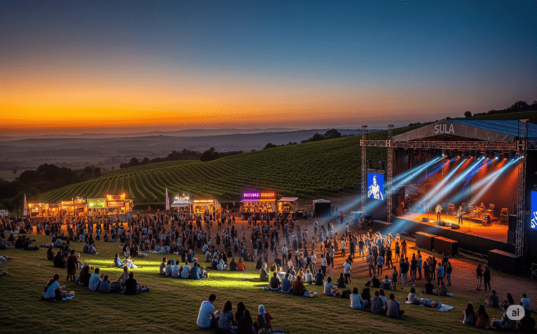 Sula festival at night (AI-generated image for representation purposes only)