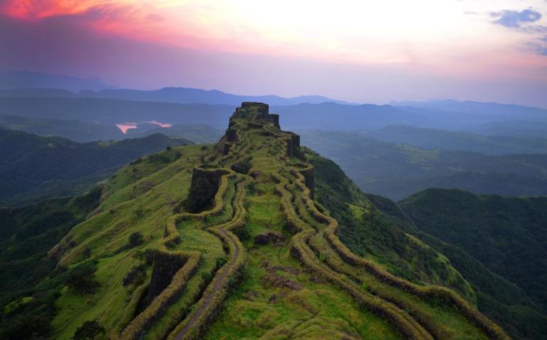 Rajgad Fort, Pune, Maharashtra.
