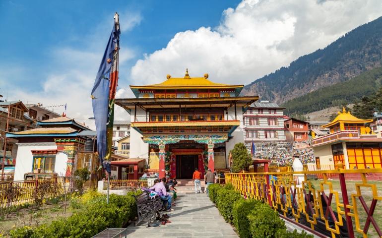 Tibetan monastery in Manali Town