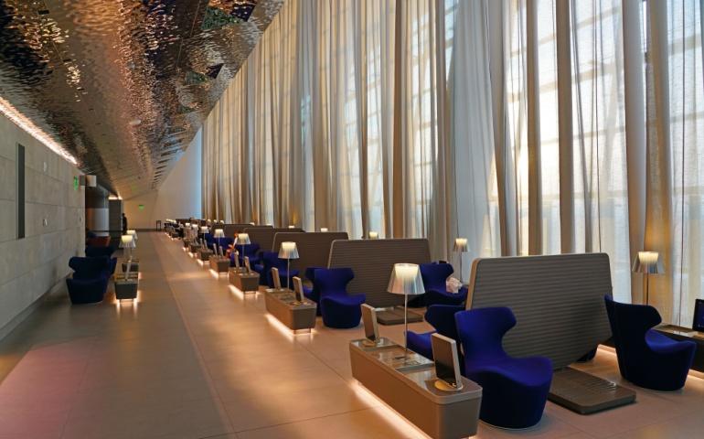 Al Mourjan Business Lounge at the Hamad International Airport 
