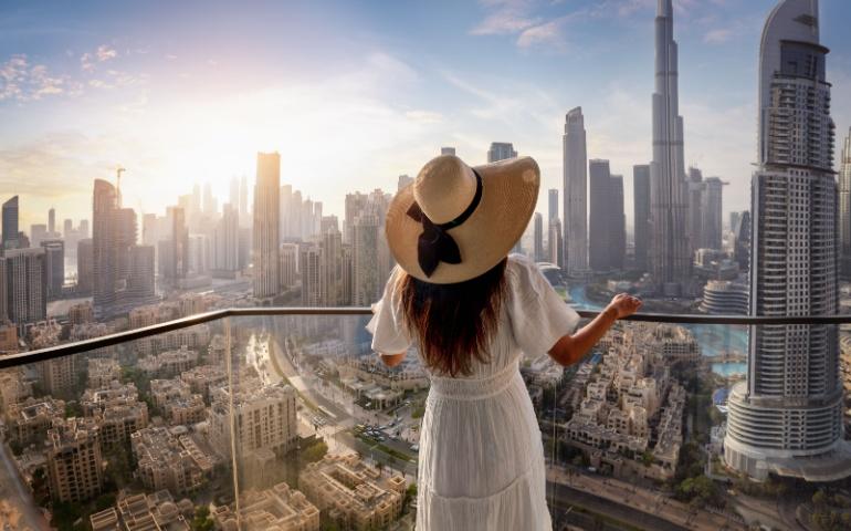 Woman in Dubai