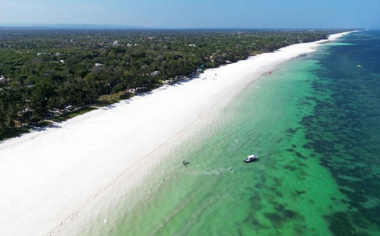  Diani beach with white sand 