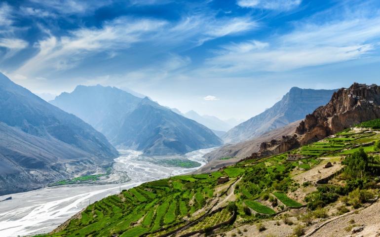 View of Spiti valley