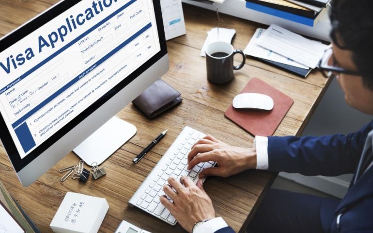 Visa application online