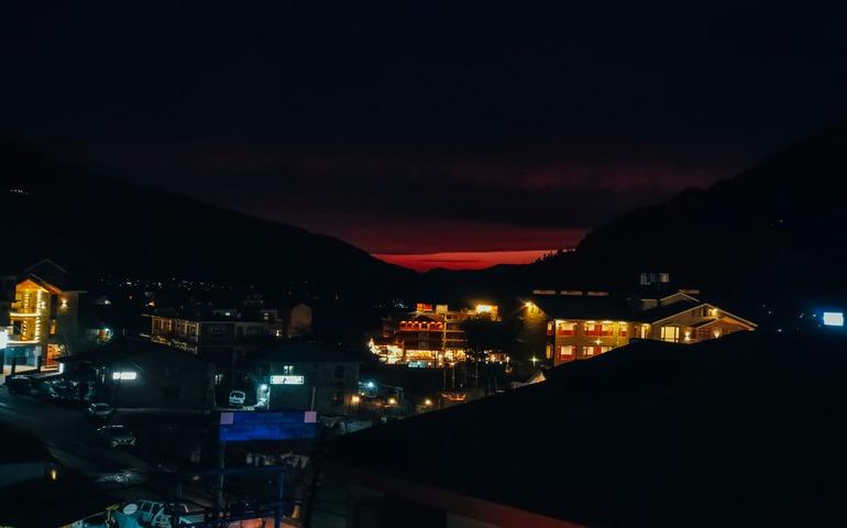 Night view in Manali