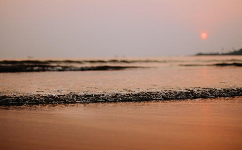 Versova Beach at sunset