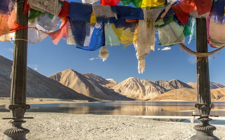 Lake Pangong in Ladakh