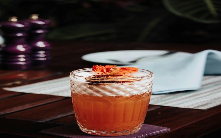 Exquisite Orange Cocktail in Nairobi, Kenya