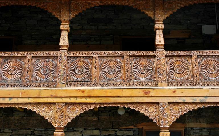 Himalayan woodwork of Naggar Castle