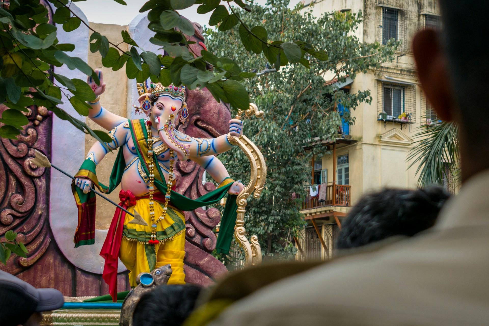 Procession towards the Visarjan