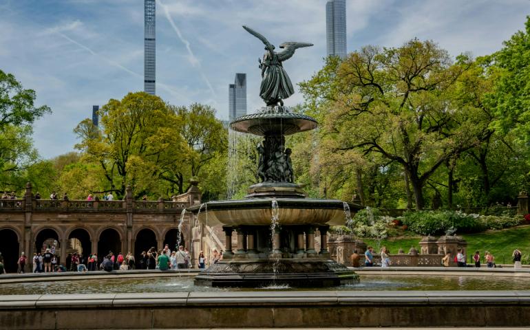 Bethesda Fountain in Central Park