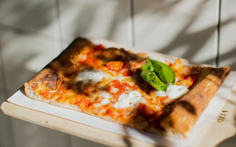 Square Slice of Pizza