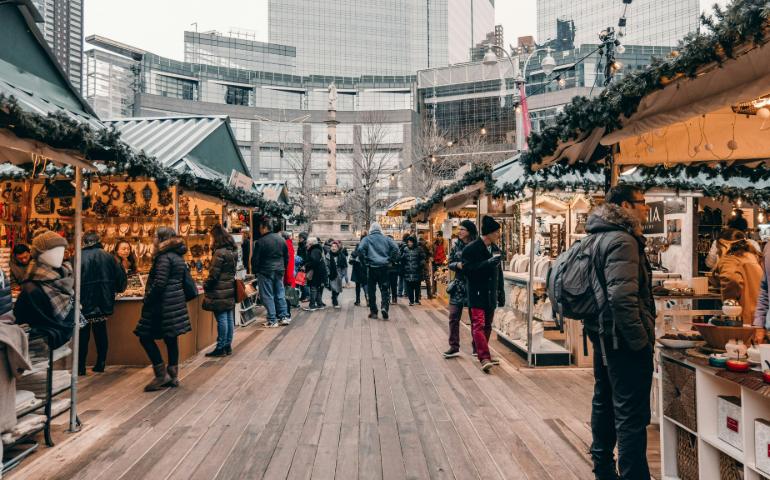 Christmas Markets at Manhattan, New York