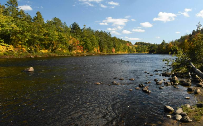 The Hudson River in  Early Autumn