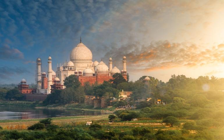 The Taj Mahal, Agra, Uttar Pradesh, India