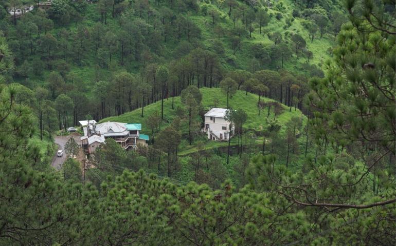 The landscape of Kasauli, Himachal Pradesh, India
