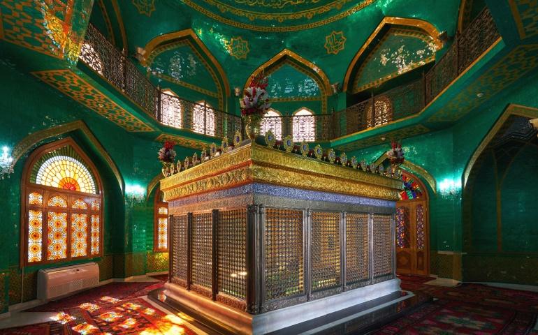 Interior of the Bibi-Heybat Mosque in Baku