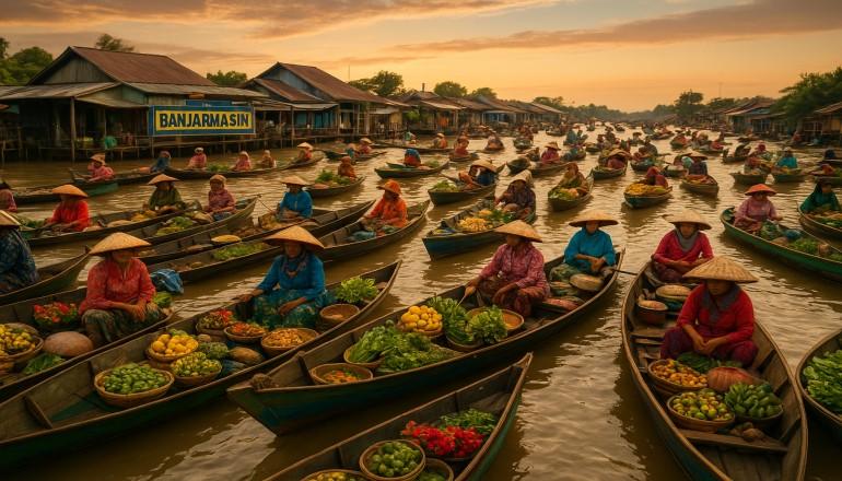 Banjarmasin Floating Market 
