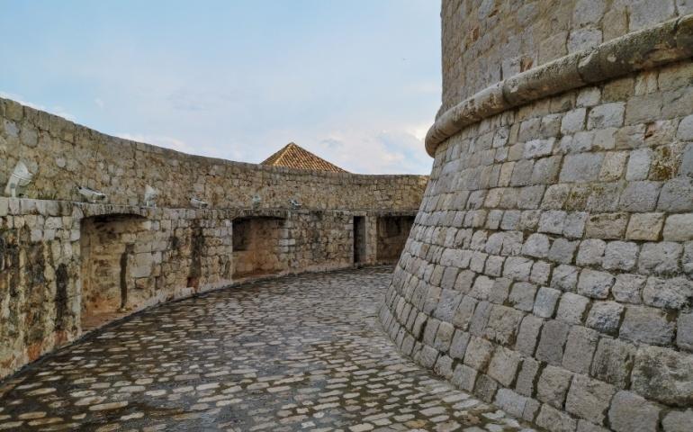 Dubrovnik city  Castle. Circular walk, Croatia