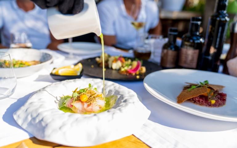 Fine dining at Laganini in Hvar Croatia