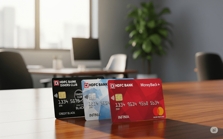 HDFC Bank credit cards (AI-generated image for representation purposes only)