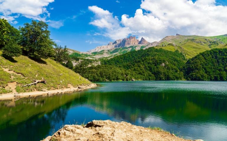Lake Goygol in Goygol National Park