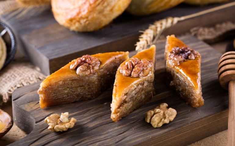 Pakhlava - Azerbaijani dish specially made during Nowruz
