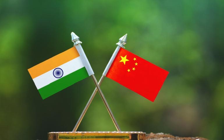 China and India flags