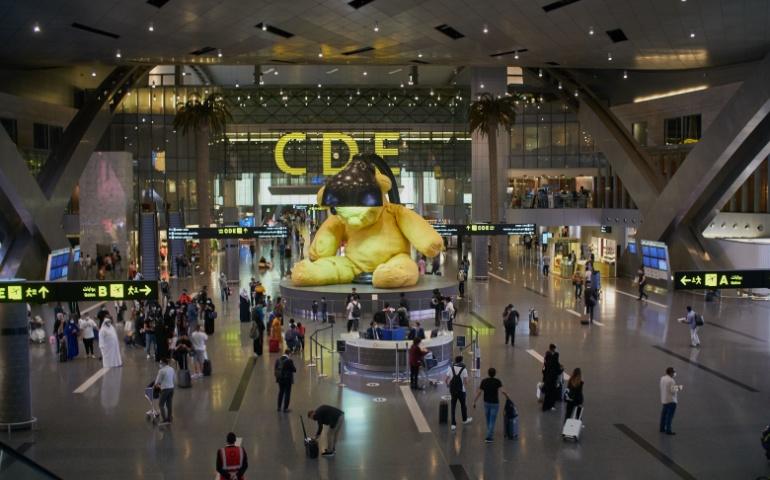 Departure Hall in Hamad International Airport