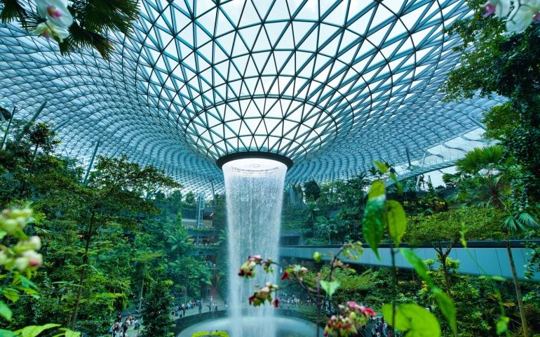 Rain forest Jewel Changi Airport Singapore