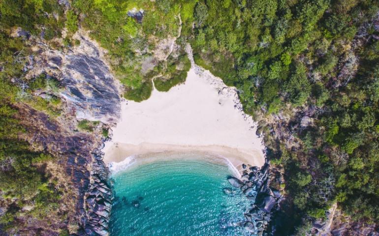 Butterfly Beach Aerial View