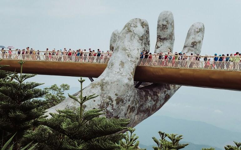 Golden Bridge in Vietnam