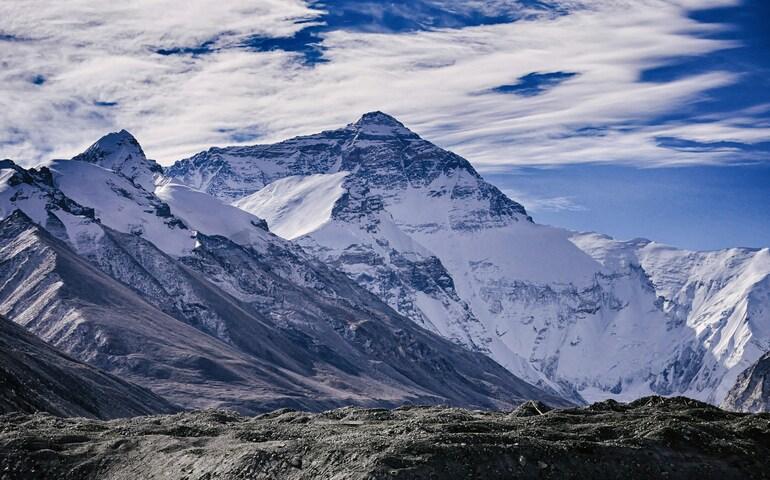The Himalayas as seen from Tibet, China
