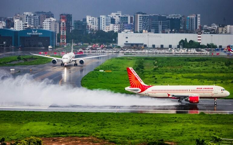Air India aircraft taking off