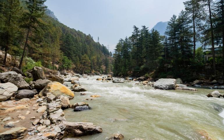 Chalal village near Kasol, Himachal Pradesh
