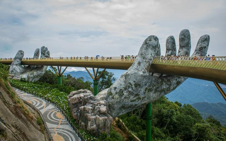 Golden Bridge in Vietnam