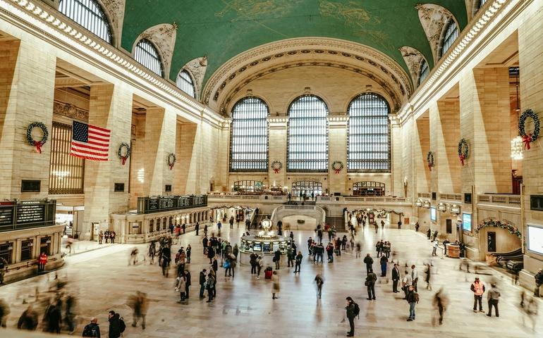 People Walking Inside Grand Central Terminal