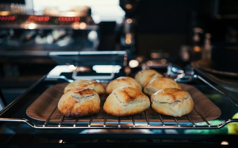 Scones in the Bakery