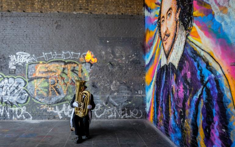 Shakespeare Graffiti on Wall