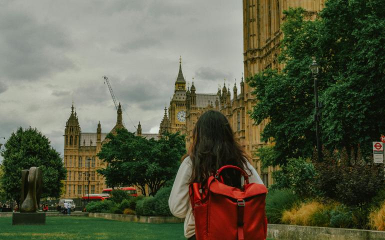 A Solo Traveller Standing in front of Big Ben
