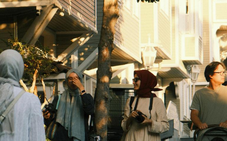 Women Dressed Modestly in Turkey