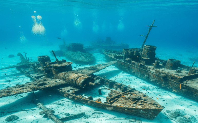 Truk Lagoon (AI-generated image for representation purposes only)